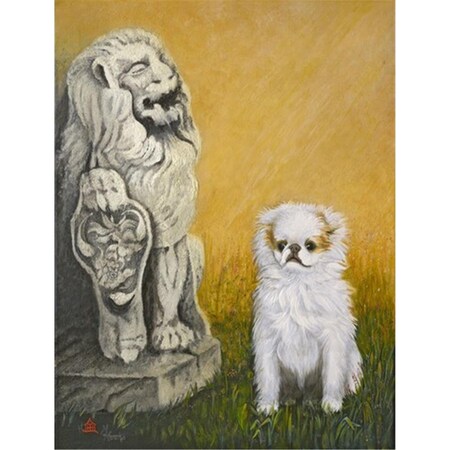 Carolines Treasures Japanese Chin Omar Flag Canvas House Size MH1032CHF